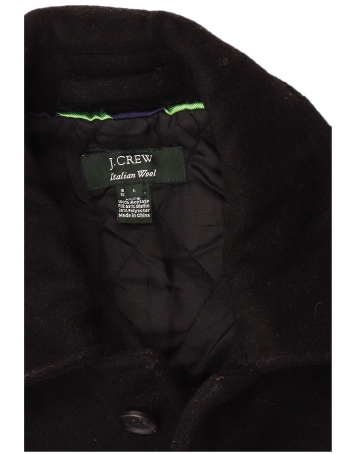 J. Crew Abrigo para hombre UK 40 Grande Lana negra