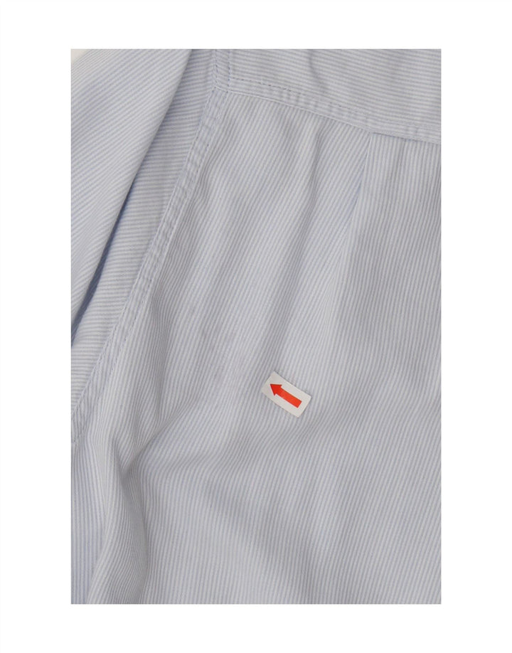 ARMANI JUNIOR Camisa Niño 13-14 Años Algodón Rayas Azules