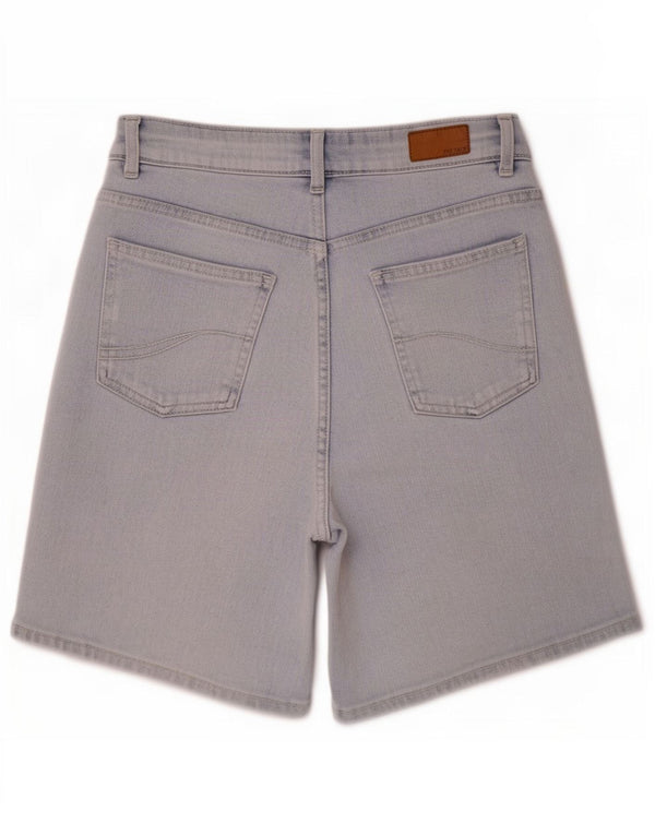 Pantalones cortos de mezclilla de cintura alta Darley para mujer de Fat Face UK 8 Small W26 Algodón azul