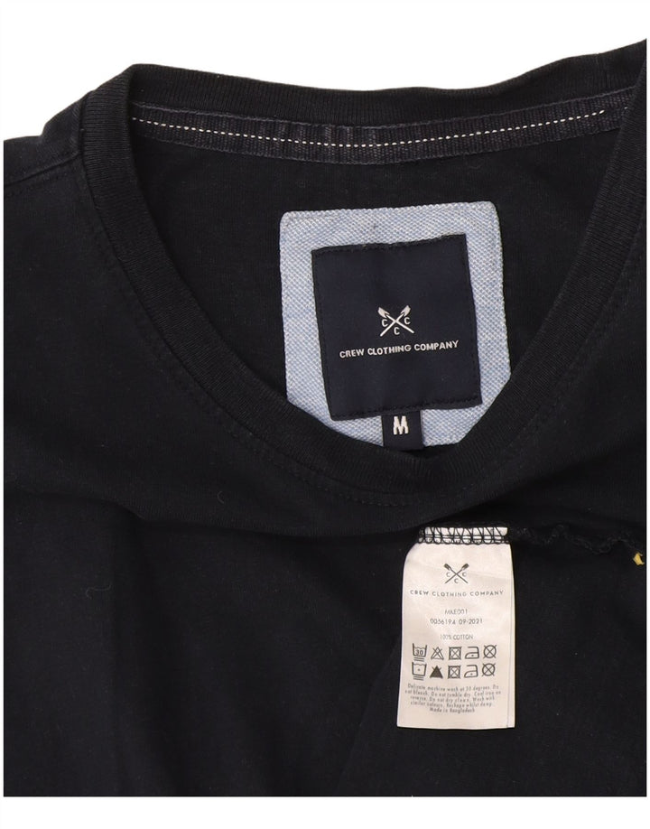Crew Clothing Camiseta para hombre Top Medium Azul marino Algodón