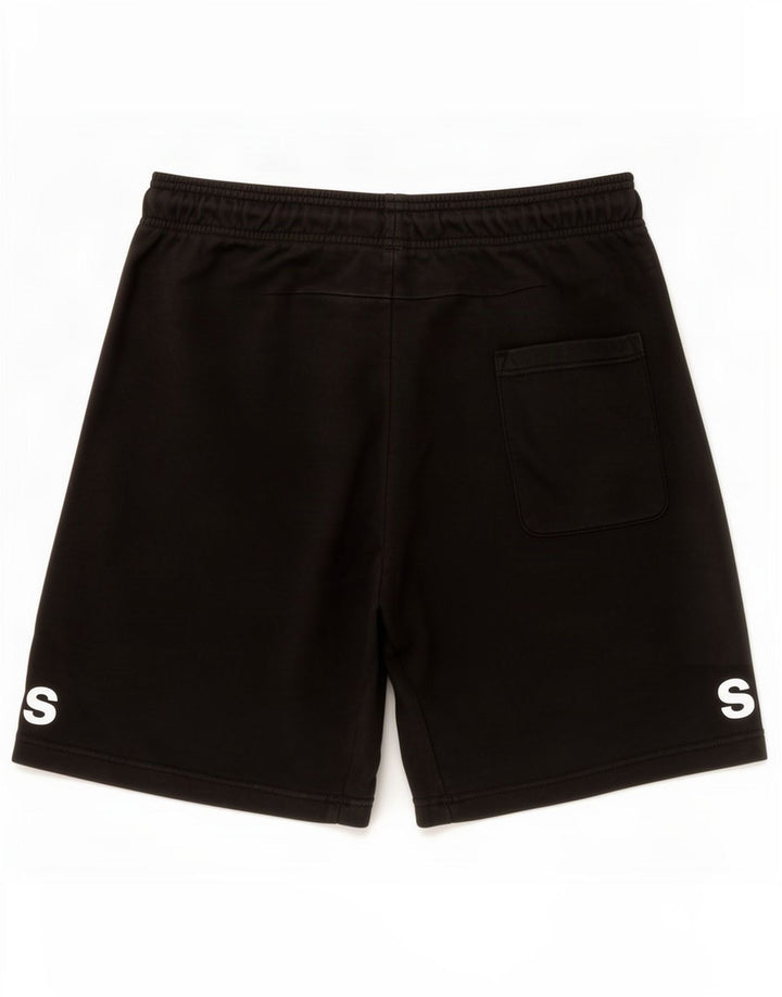 Adidas - Pantalones cortos deportivos con gráficos para hombre, tamaño grande, algodón negro