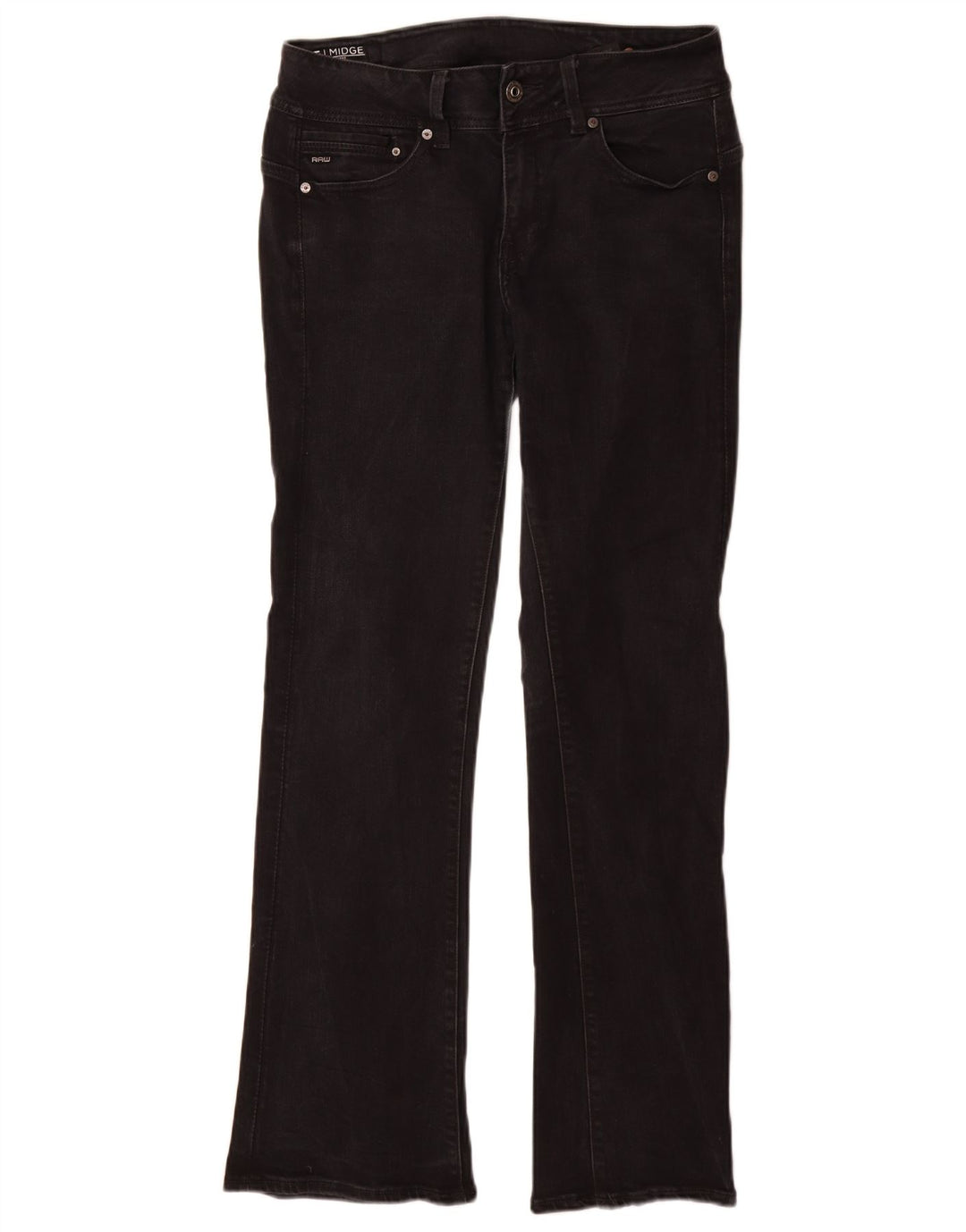 Vaqueros G-Star Midge Bootcut para mujer W31 L32 Algodón negro