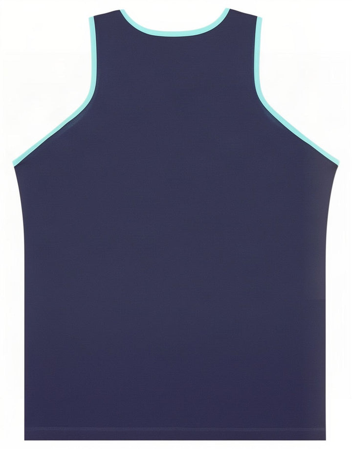 Canterbury Hombres Irlanda Chaleco Top Grande Azul Marino Poliéster