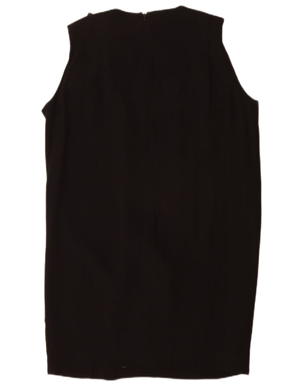 French Connection Vestido recto sin mangas para mujer UK 46 Large Viscosa negra
