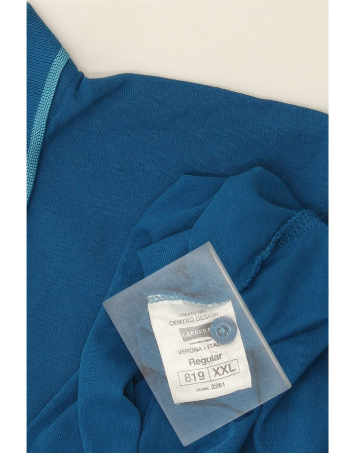 Polo Carrera Hombre 2XL Algodón Azul