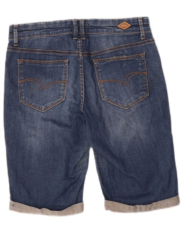 Lee Cooper - Pantalones cortos de mezclilla para mujer US 10 grande W30 algodón azul