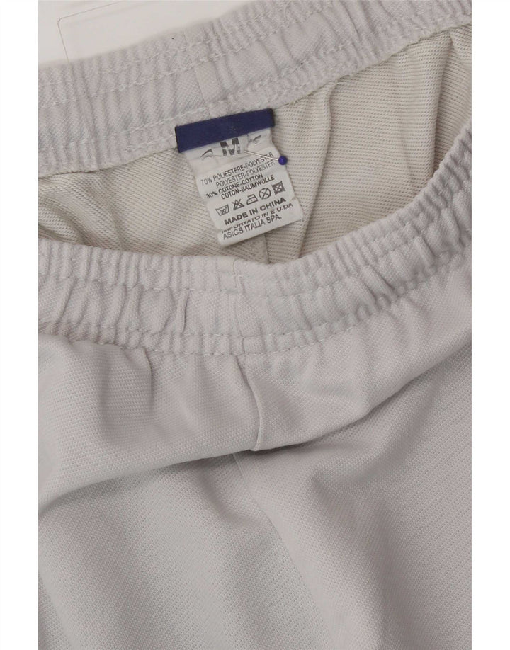 Asics Hombre Pantalones De Chándal Gráfico Poliéster Gris Medio