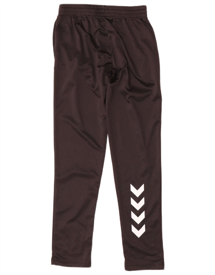 HUMMEL Pantalones de chándal con estampado gráfico para niño 14-15 años Negro Poliéster