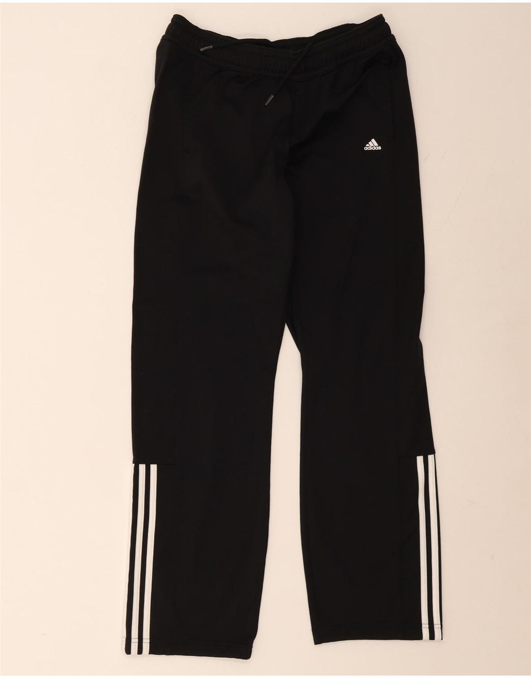 Adidas Pantalones de Chándal para Mujer UK 12/14 Mediano Negro Poliéster