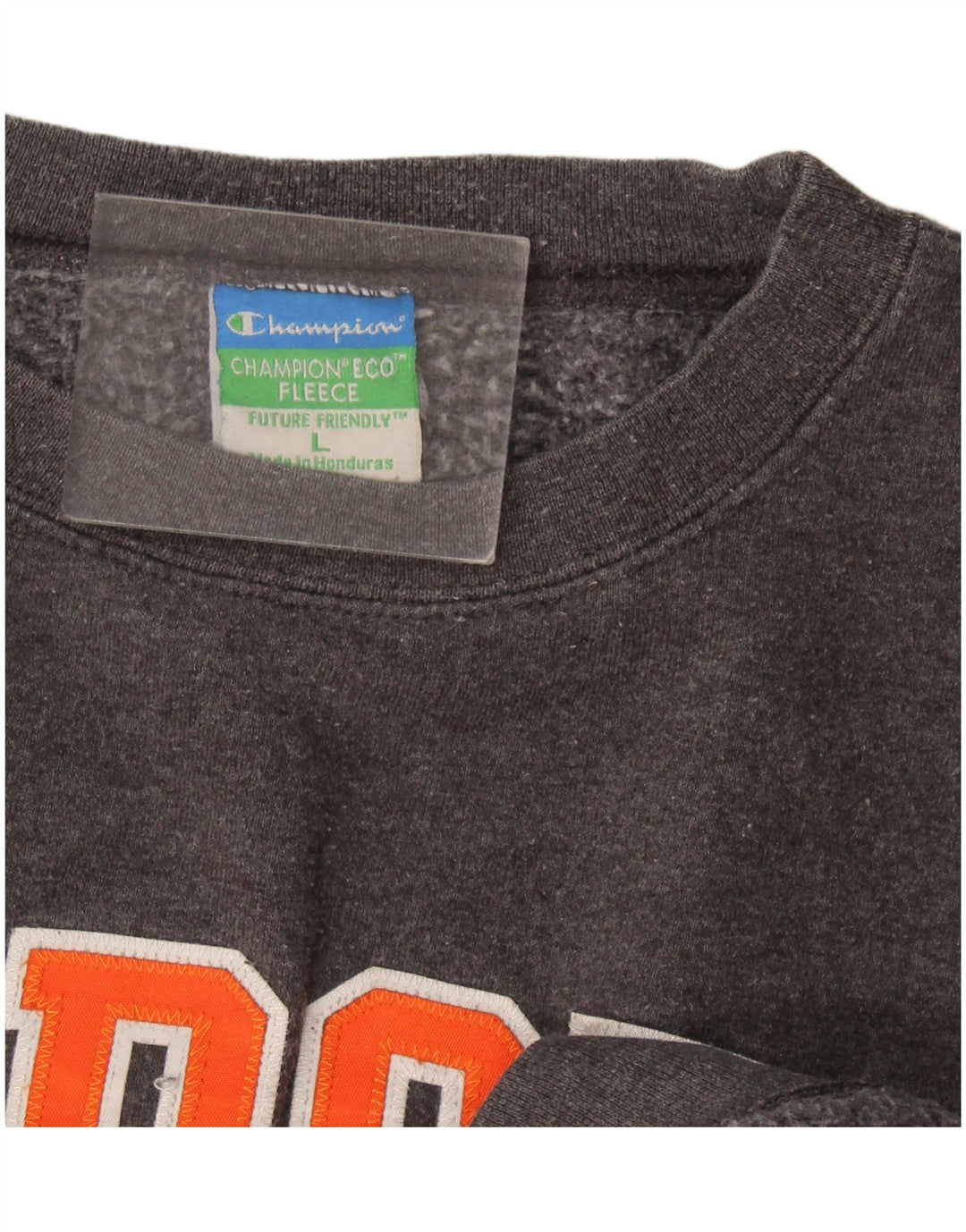 Champion Mercer Graphic Sudadera Jumper para Hombre Gris Grande