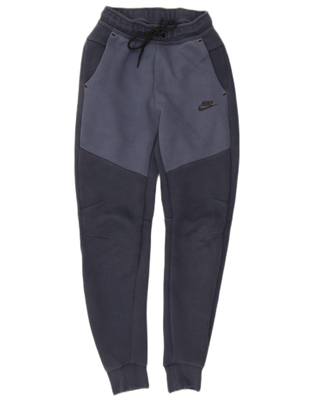 NIKE Pantalones de chándal para mujer Joggers UK 4 XS Azul marino Colorblock