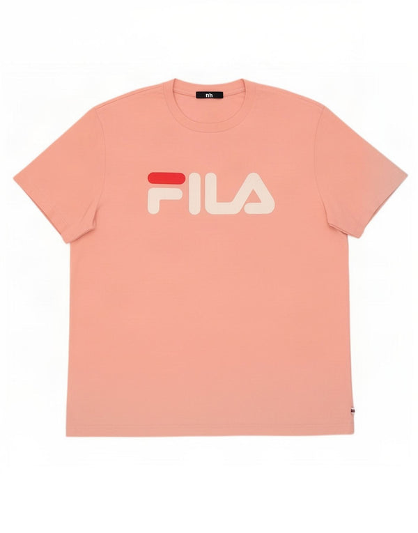 Fila Camiseta gráfica para mujer Top UK 20 2XL Algodón rosa
