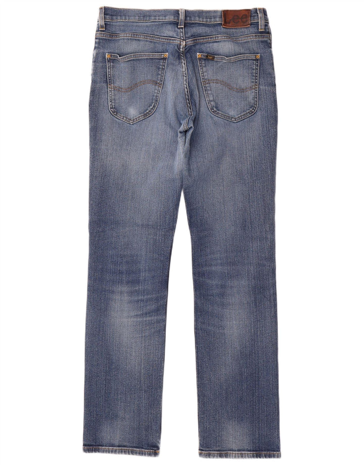 Lee Vaqueros Rectos Brooklyn Para Hombre W34 L34 Algodón Azul