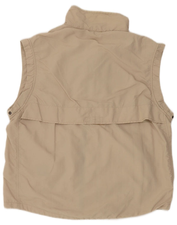 Think Pink Chaleco utilitario para hombre IT 50 Large Beige Nylon