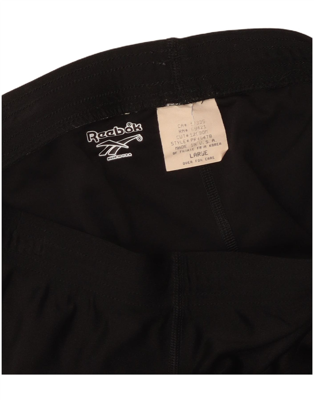 Reebok - Leggings para mujer, talla 40, talla grande, nailon negro