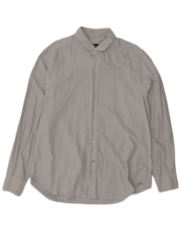 Camisa Massimo Dutti Hombre XL Rayas Azules