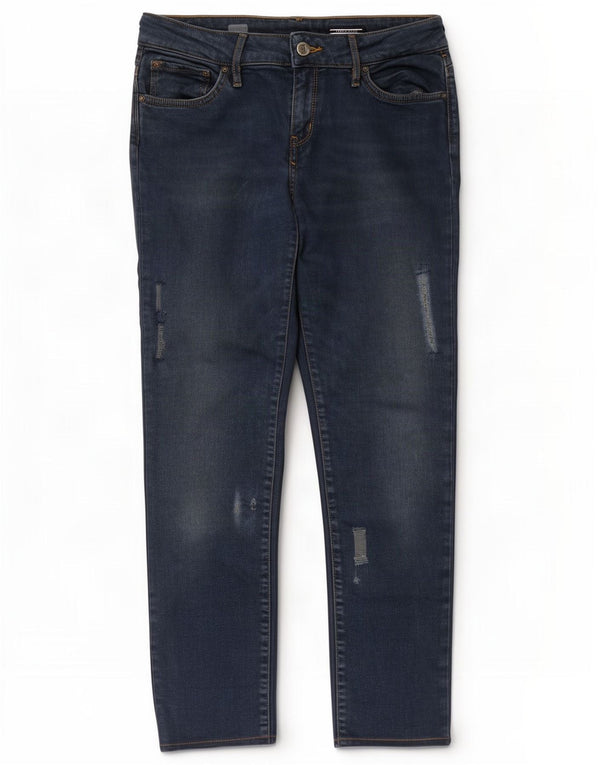 Tommy Hilfiger Vaqueros pitillo desgastados Venice RW para mujer W31 L27 Azul marino