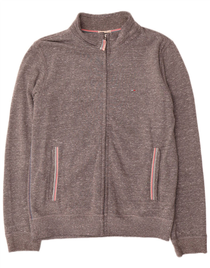 Tommy Hilfiger Chaqueta superior de chándal para mujer Reino Unido 46 Grande Gris moteado