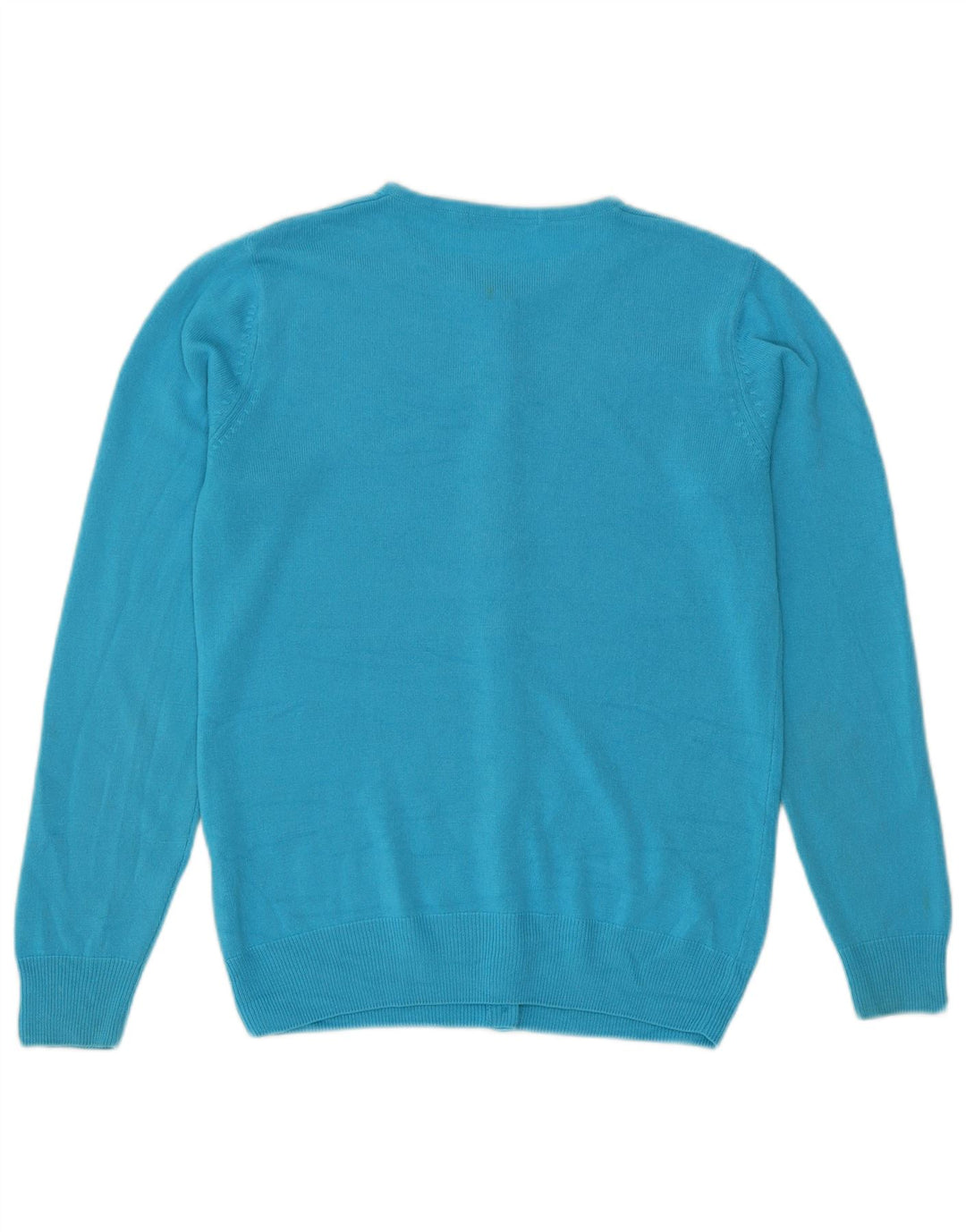 Marks & Spencer - Cárdigan para mujer, talla 8, acrílico pequeño, color turquesa