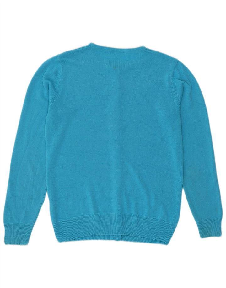 Marks & Spencer - Cárdigan para mujer, talla 8, acrílico pequeño, color turquesa