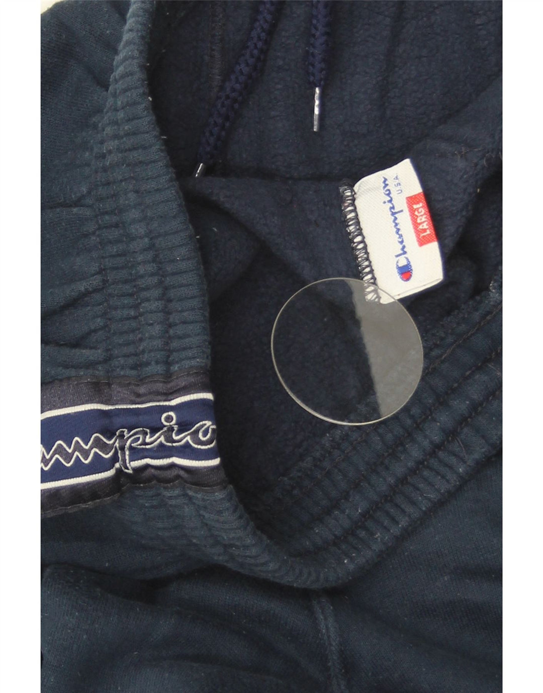 Champion Chándal completo con gráfico para hombre, tamaño grande, algodón azul marino