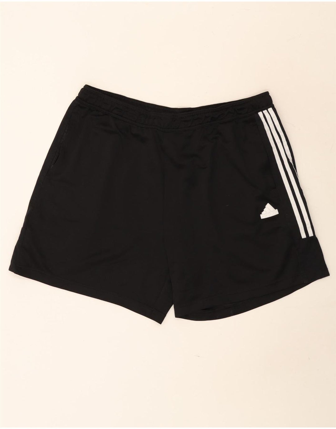 Adidas Pantalones cortos deportivos para hombre 2XL Poliéster negro
