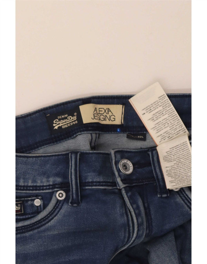 Vaqueros Superdry Alexia Jegging W27 L32 Algodón Azul Mujer