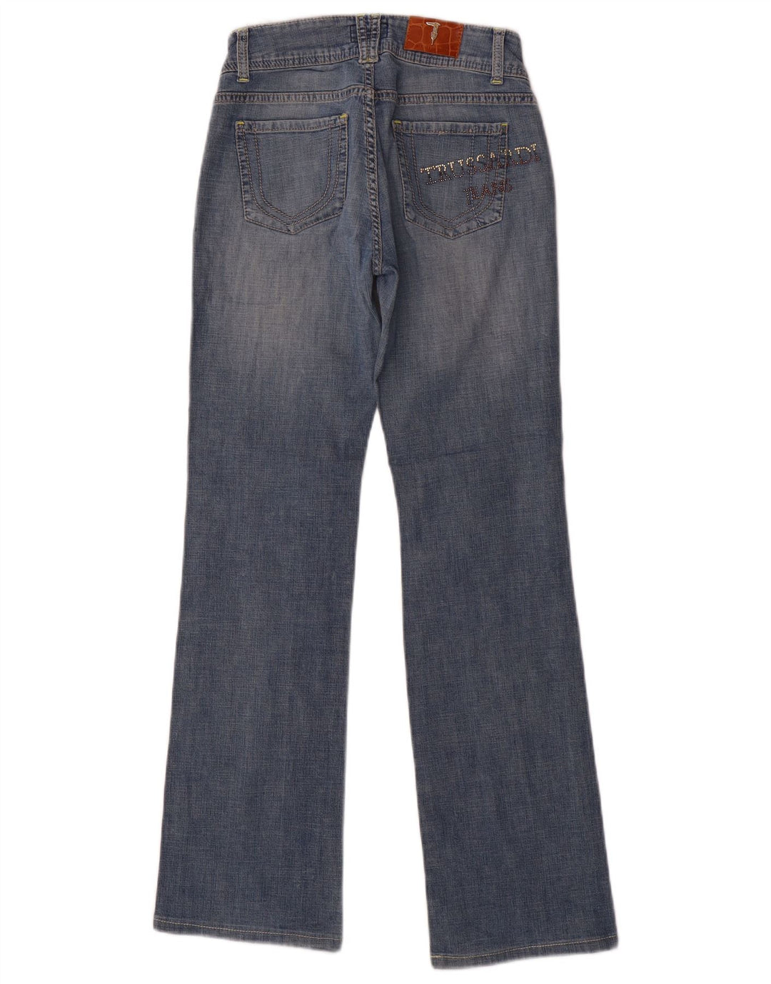 TRUSSARDI Vaqueros Bootcut para Mujer IT 38 XS W26 L29 Algodón Azul