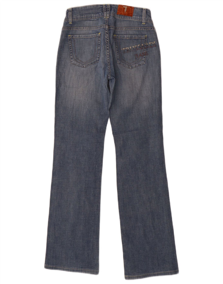 TRUSSARDI Vaqueros Bootcut para Mujer IT 38 XS W26 L29 Algodón Azul