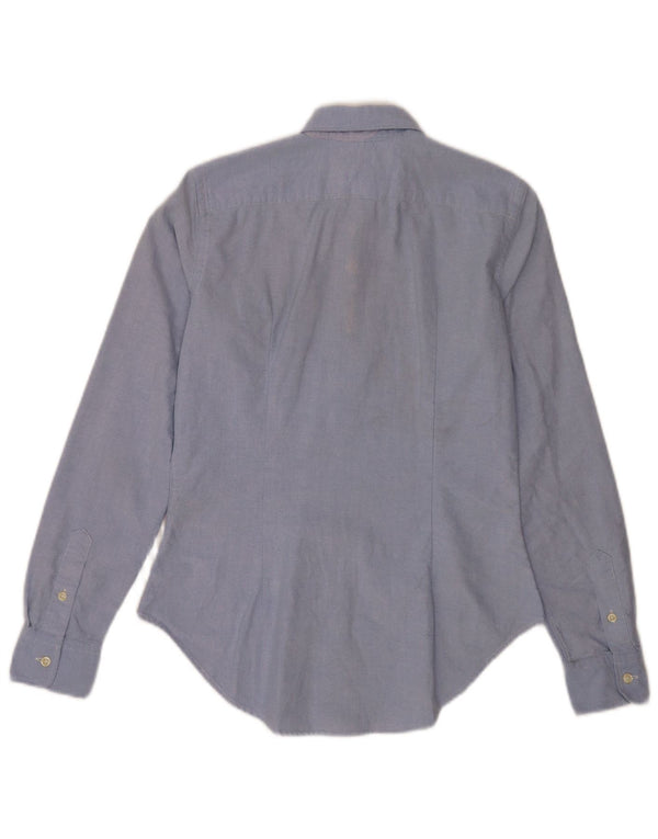 Ralph Lauren Camisa ajustada para mujer US 4 mall Algodón azul