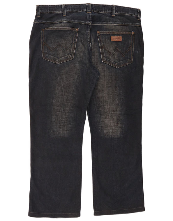 Wrangler Vaqueros rectos Roxboro para hombre W38 L28 Algodón azul marino