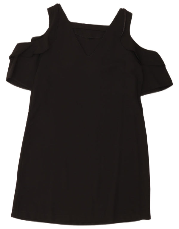 Next Vestido con hombros descubiertos para mujer UK 40 Mediano Poliéster negro