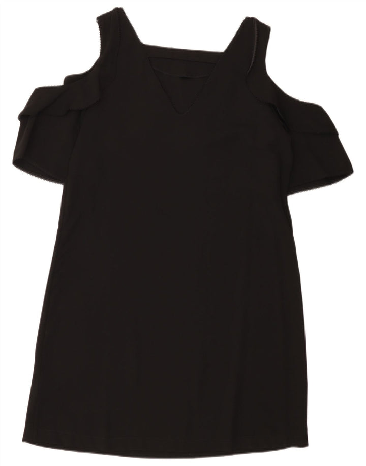 Next Vestido con hombros descubiertos para mujer UK 40 Mediano Poliéster negro