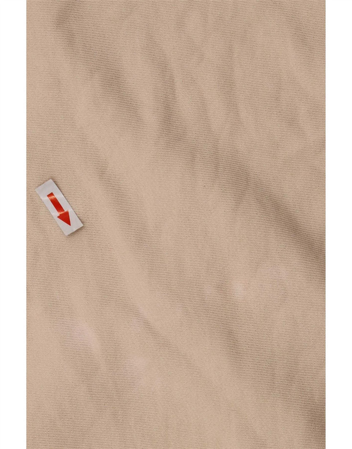 Adidas Hombre Sudadera Gráfica Jumper Algodón Beige Medio