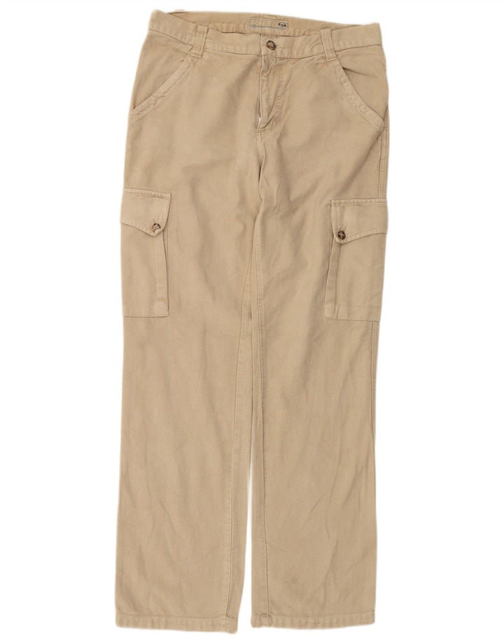 SERGIO TACCHINI Pantalón cargo recto para hombre IT 48 Medium W32 L32 Beige