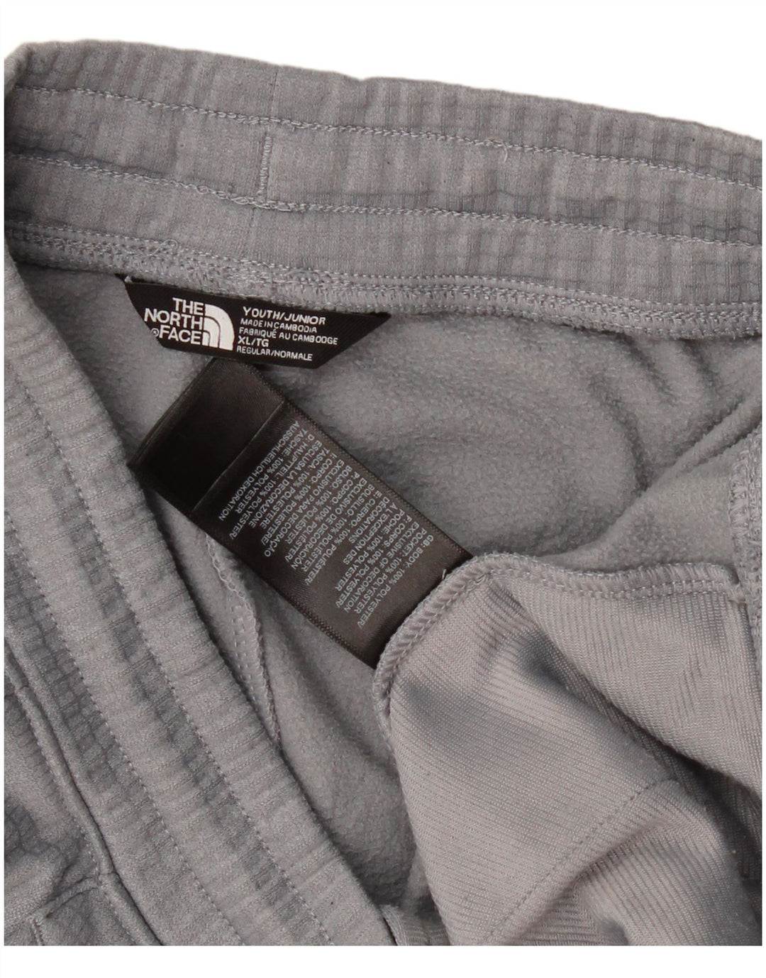 THE NORTH FACE Pantalones cortos deportivos con gráfico para niño 14-15 años XL Gris Poliéster