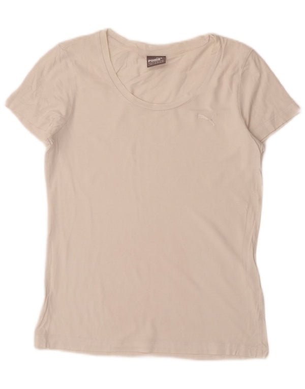 Puma Camiseta para mujer Top UK 10 Small White