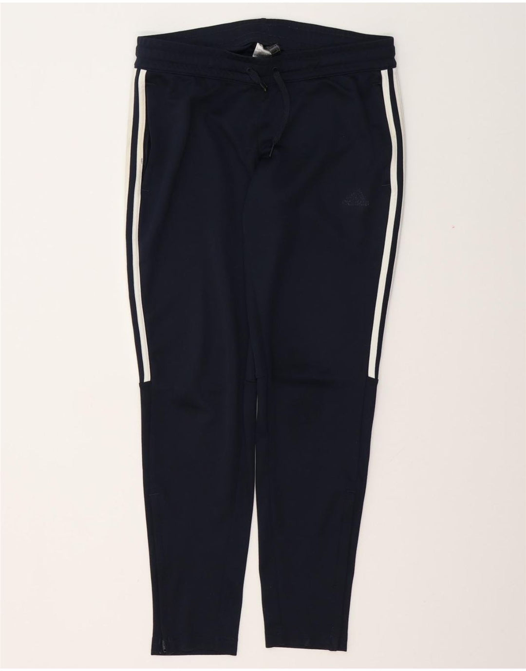 ADIDAS Mujer Aeroready Chándal Pantalones UK 12/14 Medio Azul Marino