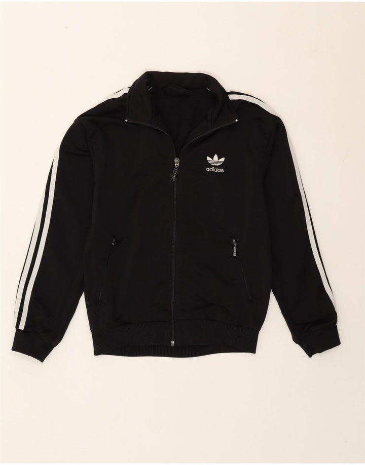 Adidas Chaqueta de chándal para niño 11-12 años Negro Poliéster
