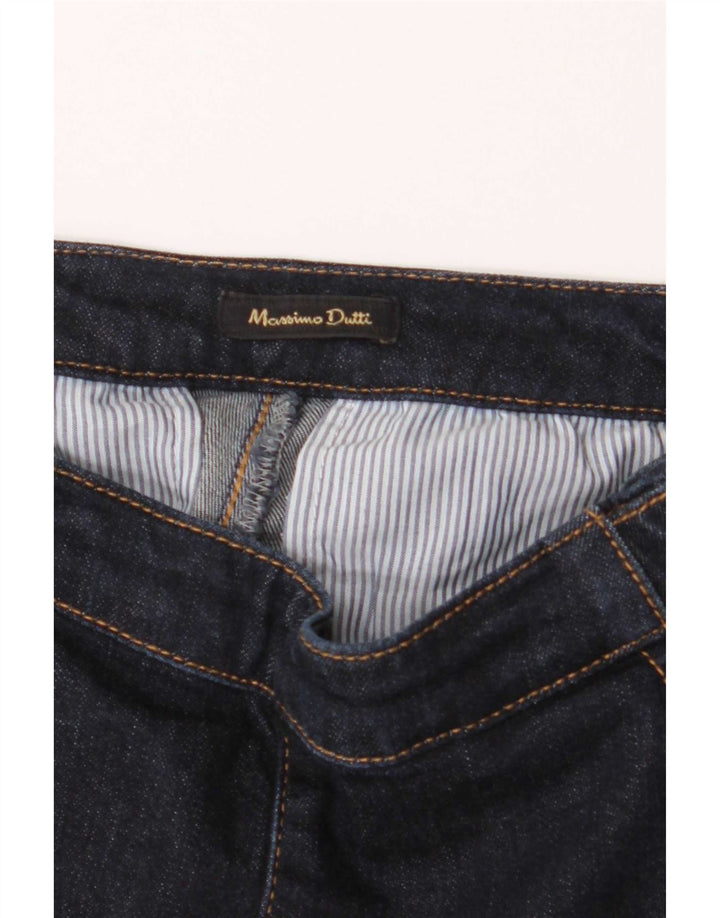 Vaqueros Acampanados Mujer Massimo Dutti W26 L30 Azul Marino