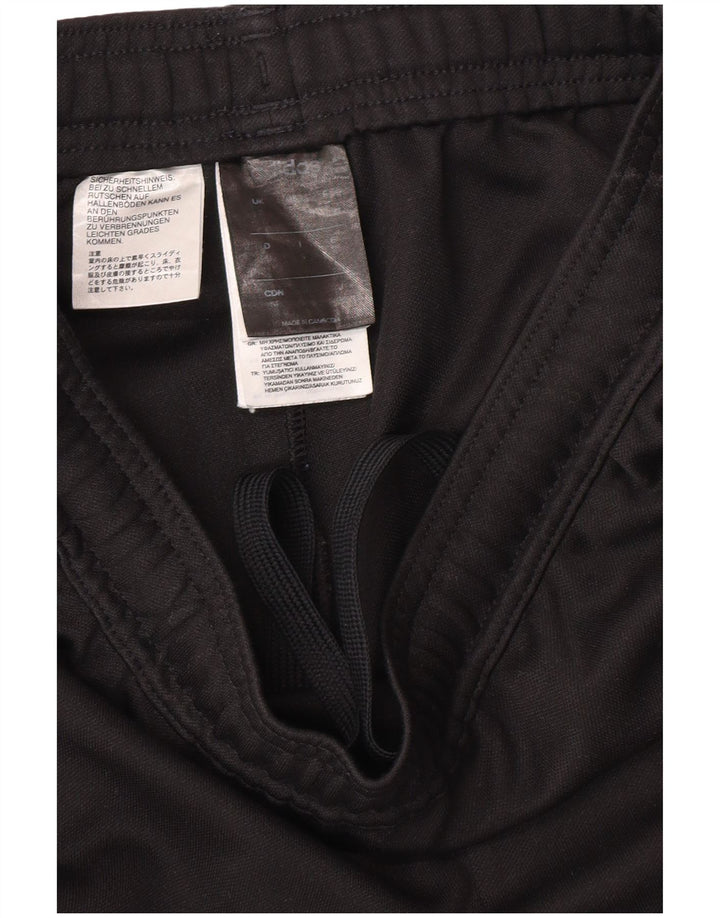 ADIDAS Hombre Climalite Chándal Pantalones Pequeños Poliéster Negro