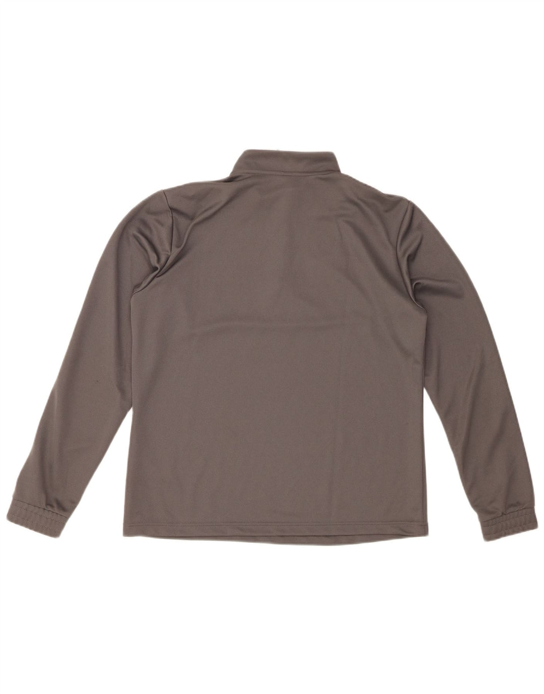 ADIDAS Mujer Aeroready Zip Neck Chándal Top UK 20/22 XL Gris