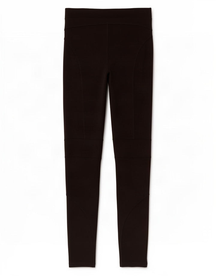 Zara Mujer Leggings Reino Unido 44 Mediano Negro