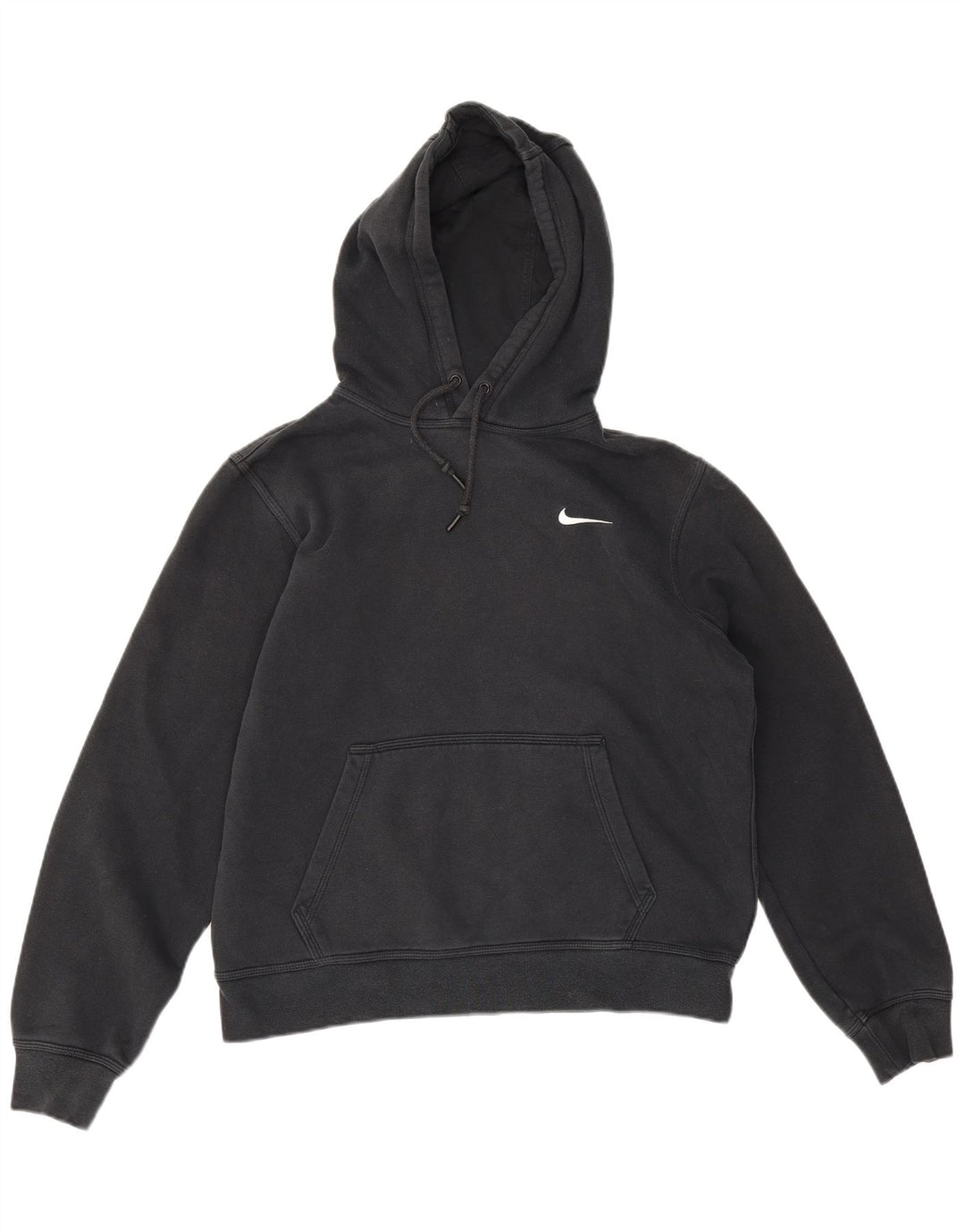 Nike - Sudadera con capucha para hombre (algodón negro mediano)