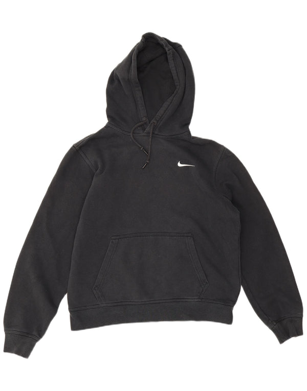 Nike - Sudadera con capucha para hombre (algodón negro mediano)