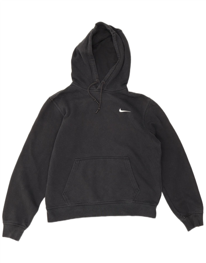Nike - Sudadera con capucha para hombre (algodón negro mediano)
