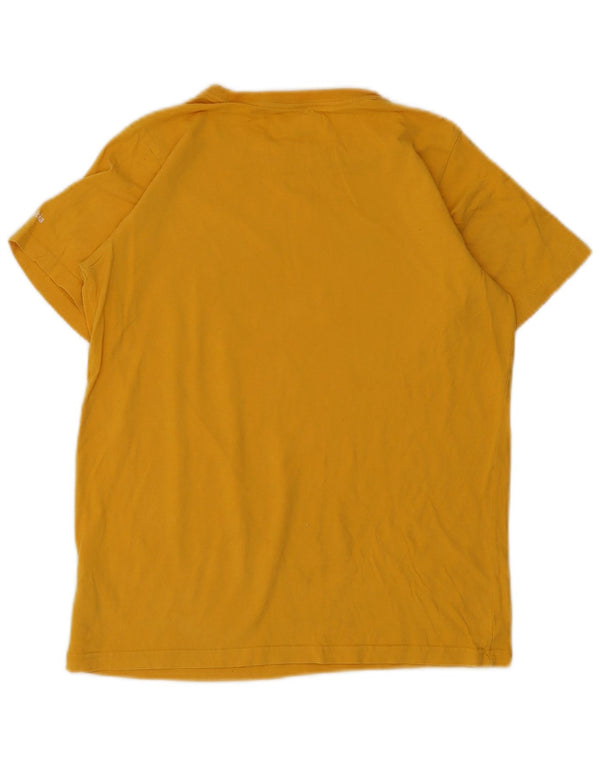 Columbia Camiseta gráfica para niño Top 15-16 años XL Amarillo Algodón