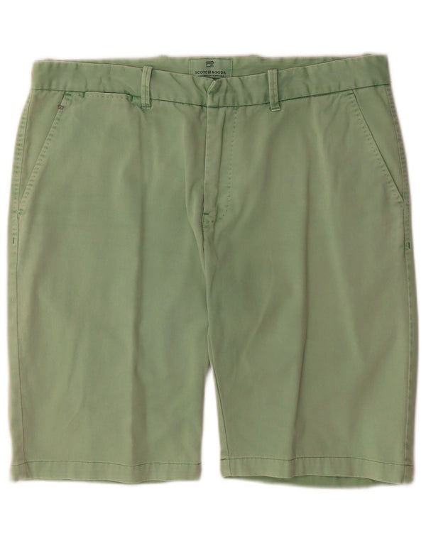 Pantalones cortos chinos Scotch & Soda para hombre W34 Large Algodón verde