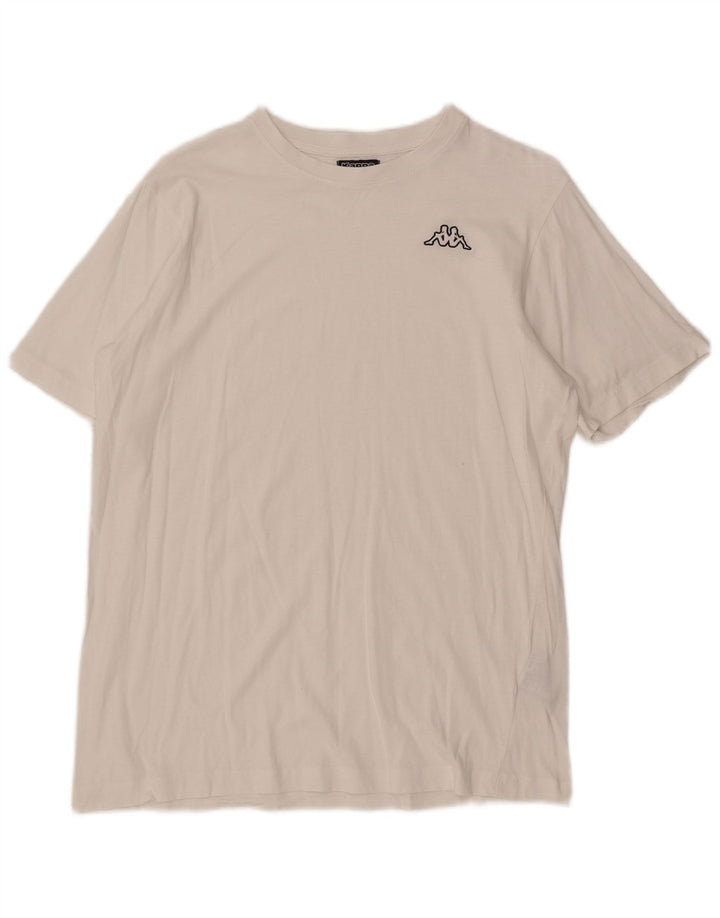 Camiseta Kappa Hombre Top Medium Blanco Algodón