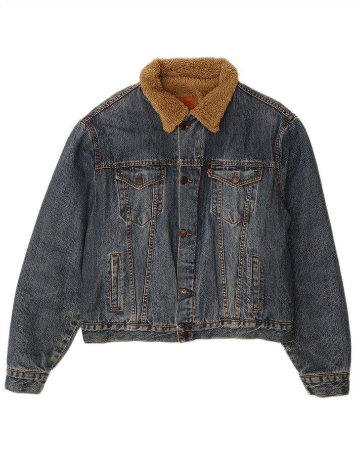 Levi's Mens 70500 Sherpa Denim Jacket UK 40 Grande Azul